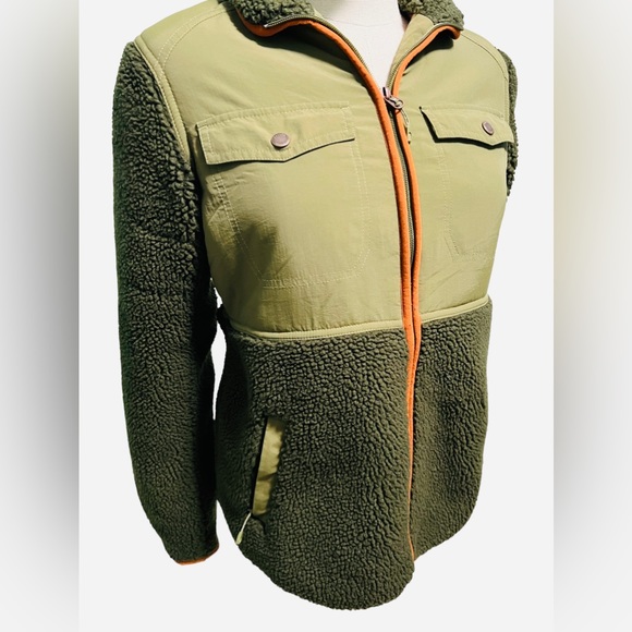 Duluth Trading Co. Sherpa Utility Women's Army Green Jacket Size Small - Picture 11 of 13